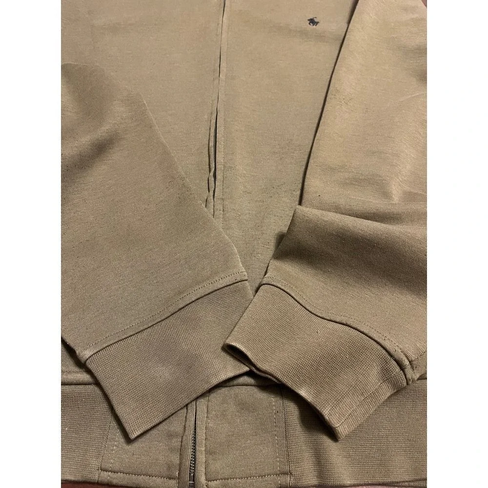 Mens Polo Ralph Lauren Performance olive Green Jacket Size XL Varsity Bomber